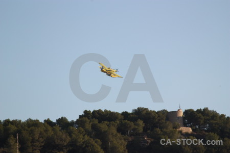 Javea airplane spain montgo fire europe.