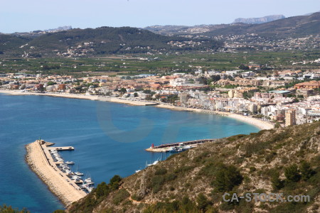 Javea blue europe spain.