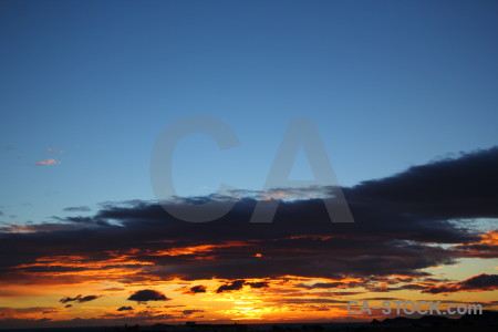 Javea blue sky orange yellow.