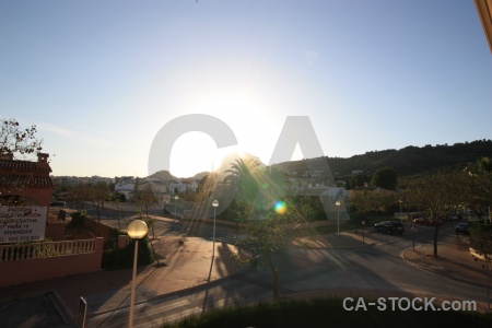 Javea building europe sunrise sky.