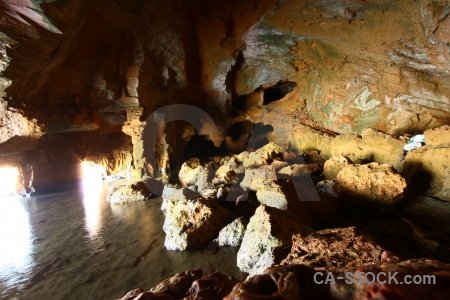 Javea cave europe water sea.