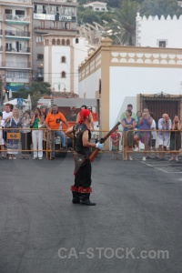 Javea christian fiesta musket gun.