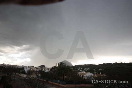 Javea cloud europe spain building.