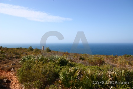 Javea cloud europe spain sea.