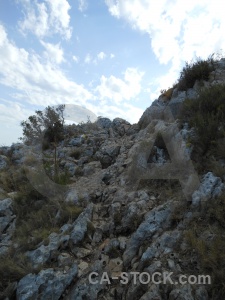 Javea cloud montgo sky rock.