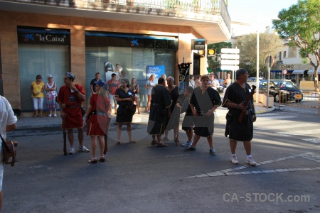 Javea costume fiesta moors person.