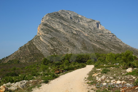 Javea europe montgo climb spain path.