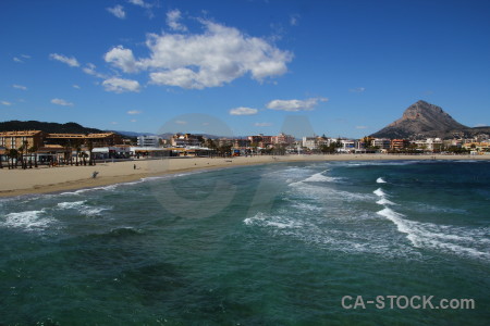 Javea europe water sea coast.