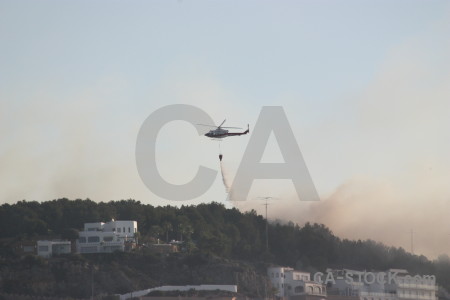 Javea helicopter firefighting vehicle europe.