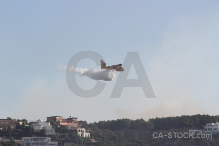 Javea montgo fire firefighting europe airplane.