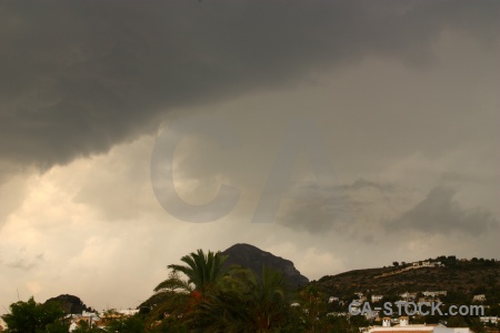 Javea montgo sky spain cloud.