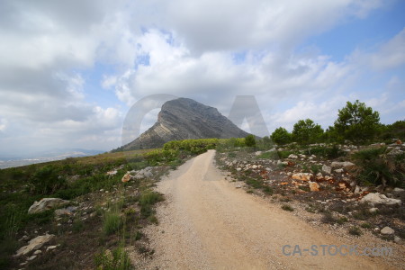 Javea path spain montgo mountain.