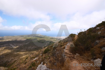 Javea plant cloud rock montgo.