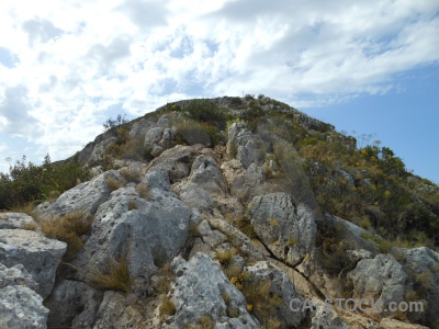 Javea sea sky rock montgo.