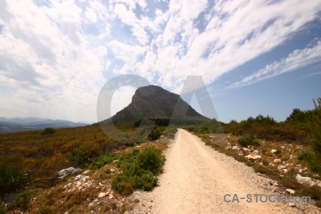 Javea spain europe montgo path.