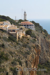 Javea spain lighthouse sky cap de la nau.