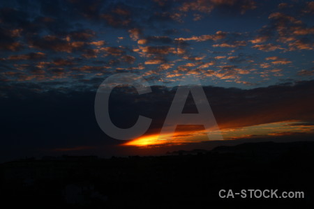 Javea sunrise sunset spain europe.