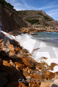 Javea water europe cloud spain.