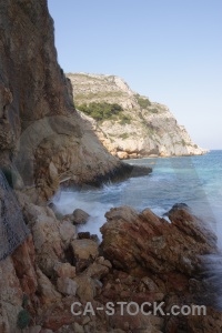 Javea wave sea spain water.