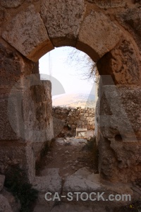 Jordan asia ajloun sky ancient.