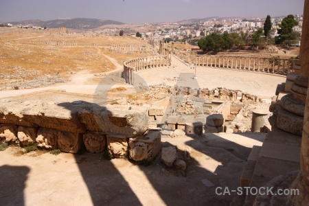 Jordan historic jarash middle east asia.