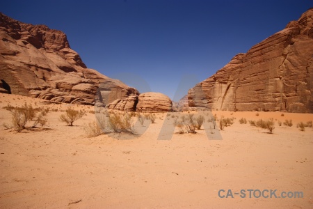 Jordan landscape mountain western asia sand.