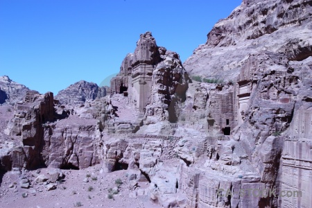 Jordan petra western asia carving middle east.