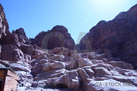 Jordan rock landscape middle east petra.