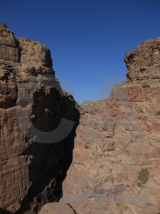 Jordan sky unesco nabataeans cliff.