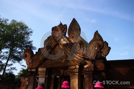 Khmer ruin siem reap southeast asia tree.