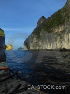 Ko phi ley cloud southeast asia boat water.