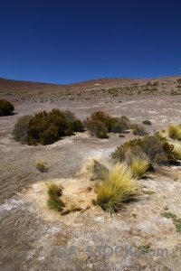 Laguna honda andes landscape south america bolivia.