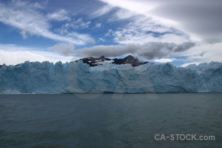 Lake argentino patagonia glacier ice water.