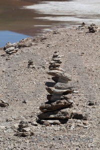 Lake bolivia south america water rock.