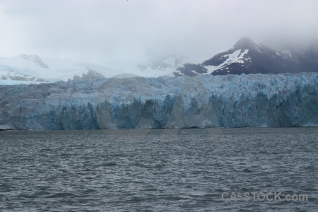 Lake perito moreno glacier water cloud.