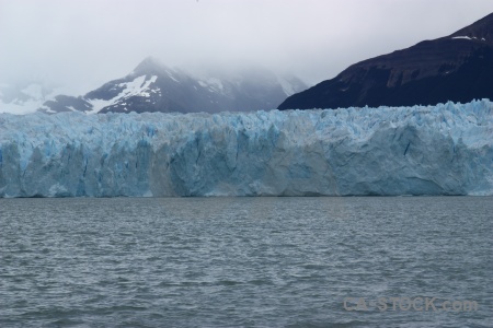 Lake water perito moreno ice south america.