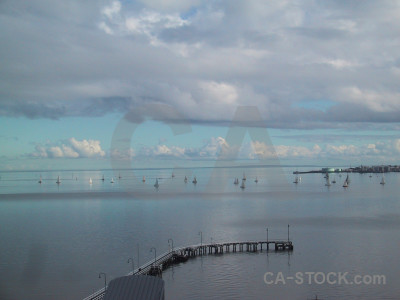 Landscape coast cyan.