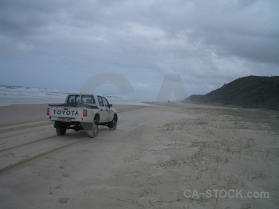 Landscape coast vehicle car.