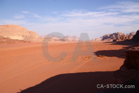 Landscape desert bedouin rock cloud.