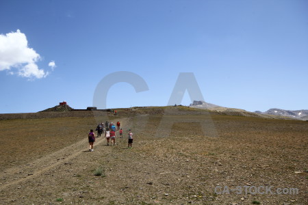 Landscape europe mountain blue sierra nevada.