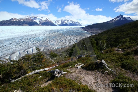 Landscape mountain patagonia glacier trek.