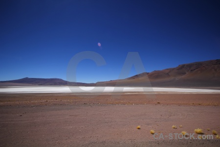 Landscape mountain salt flat altitude andes.