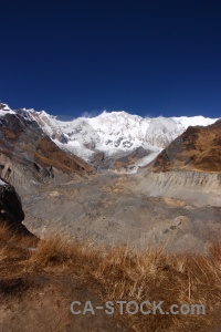 Landscape nepal abc modi khola valley south asia.