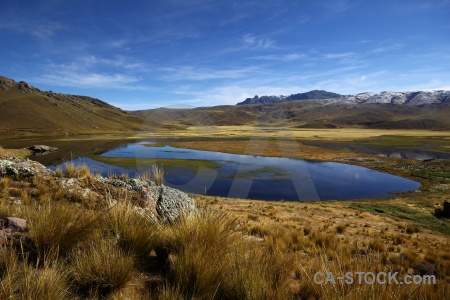 Landscape peru lake crucero alto cloud.