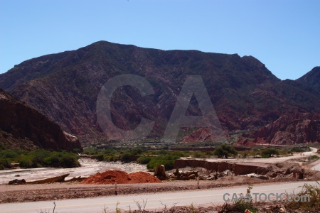 Landscape quebrada de las conchas valley south america sky.