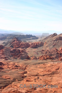 Landscape rock mountain white desert.