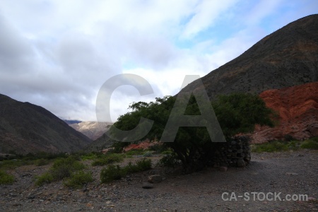 Landscape salta tour cerro de los siete colores rock mountain.