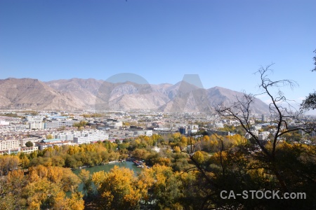 Landscape sky tibet china building.