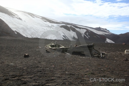 Landscape volcano sky south shetland islands pole.