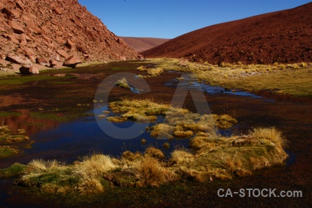 Landscape water altitude rock chile.